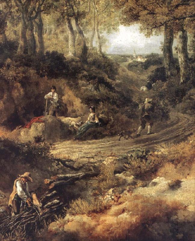 Detail of Cornard Wood, Thomas Gainsborough